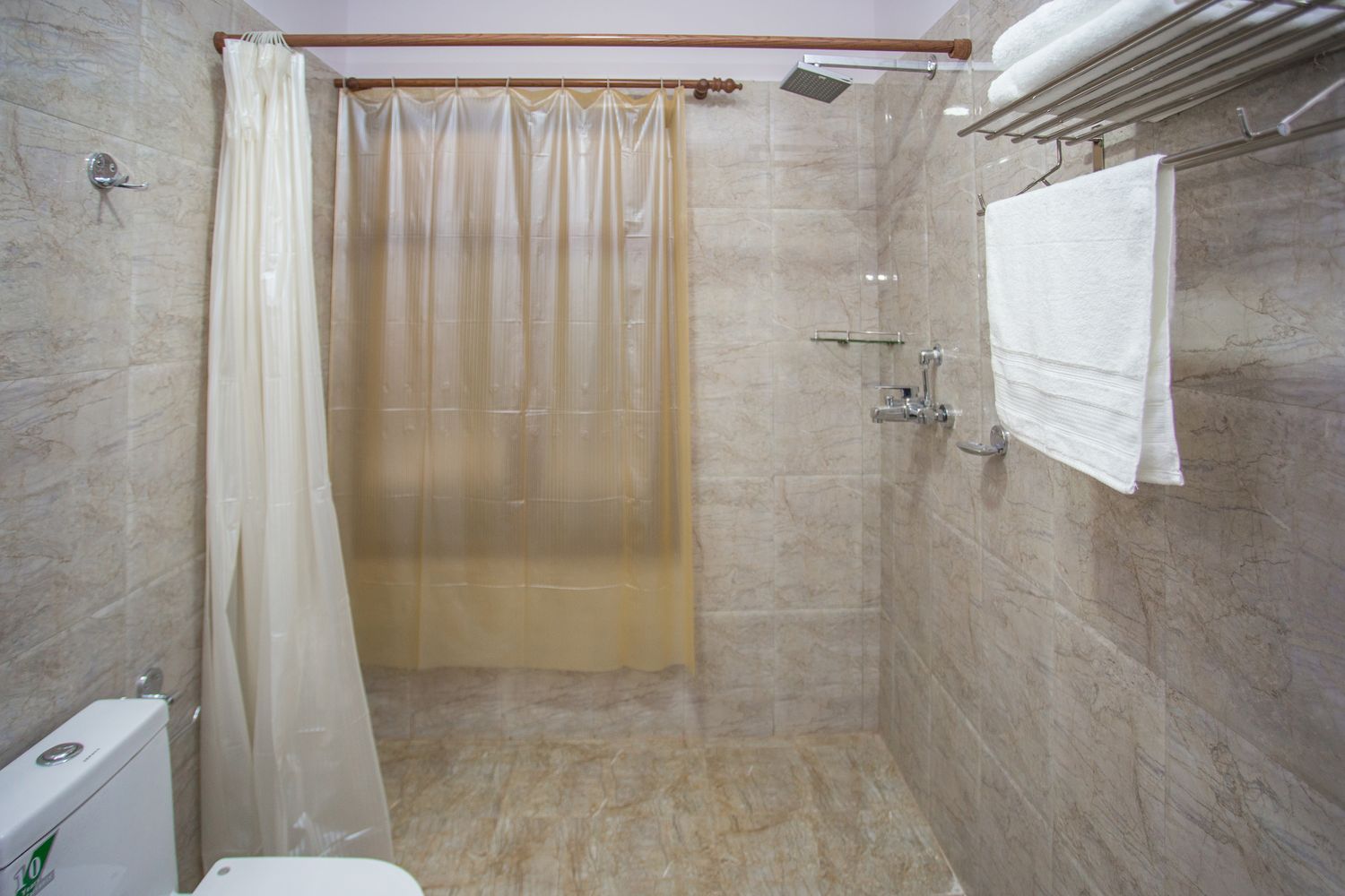 Ama Dablam Suite — en-suite bathroom with walk-in shower