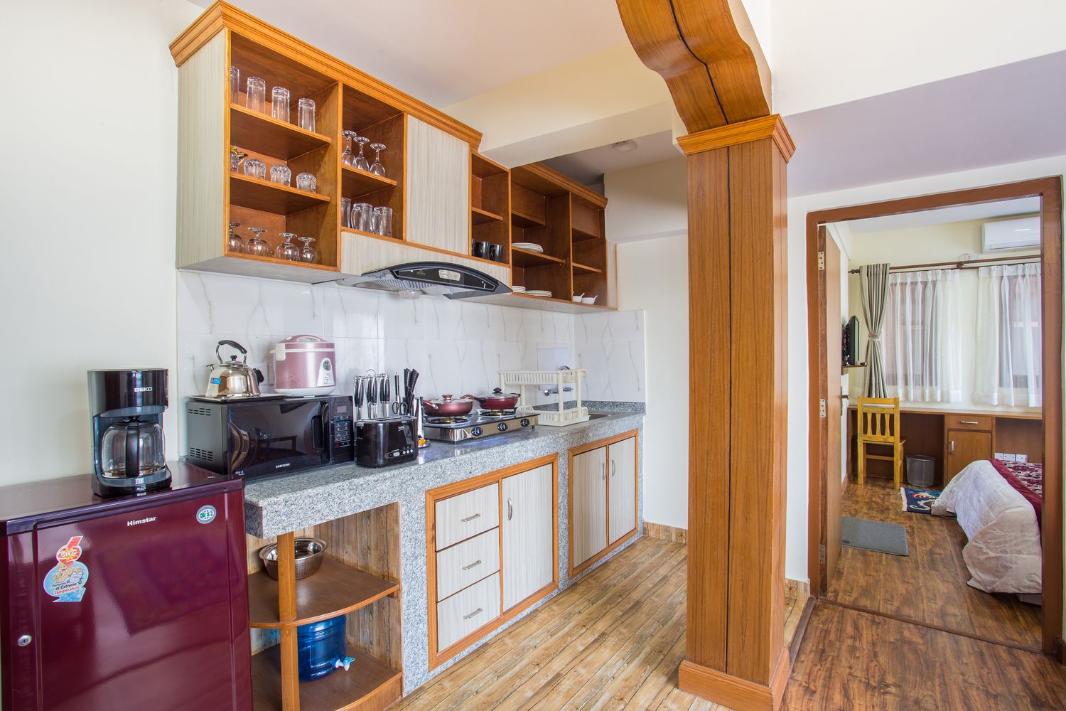 Dhaulagiri Suite — fully equipped kitchen