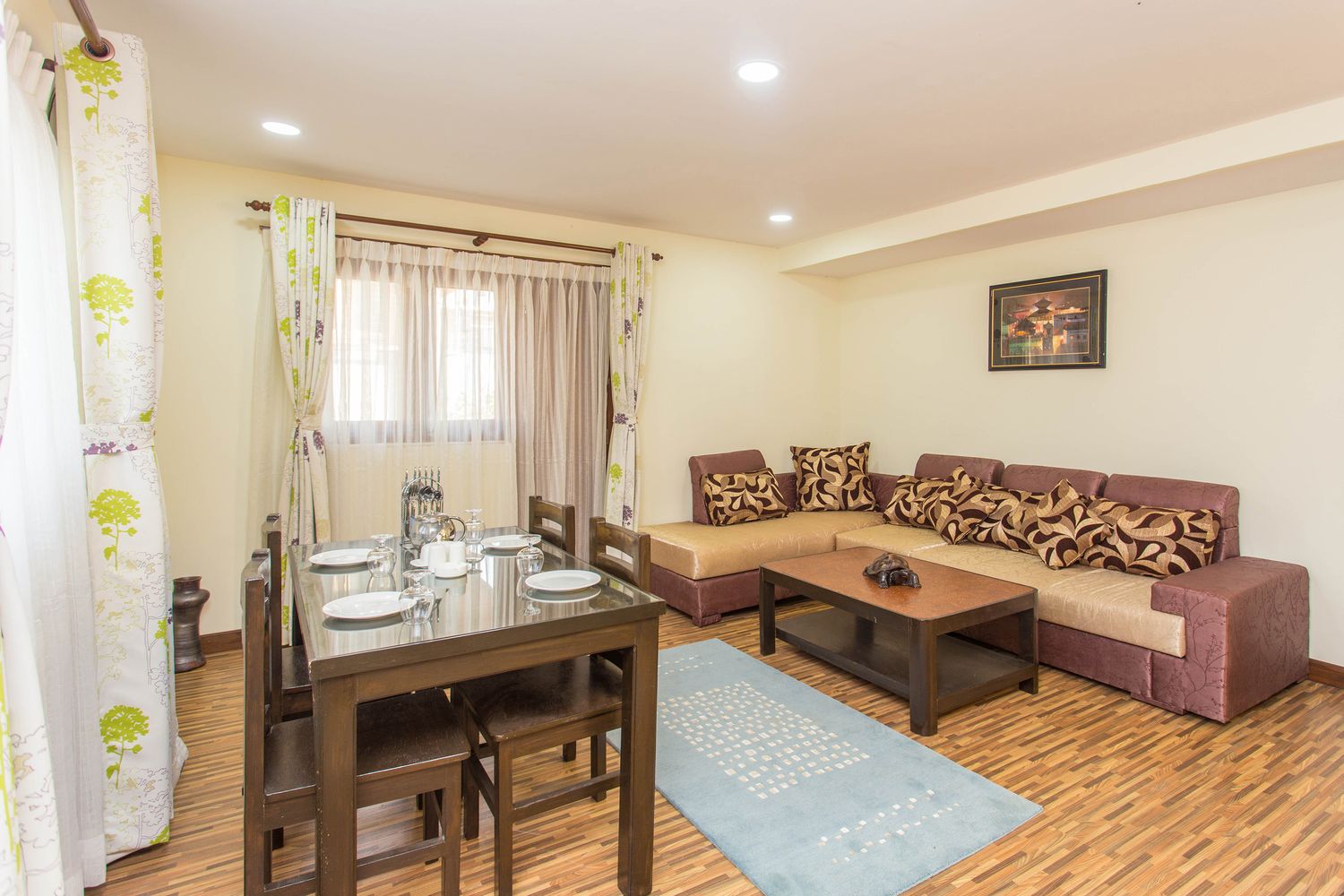 Everest Suite — separate living & dining area